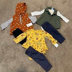 3-6 Months Carter's NWT Outfits